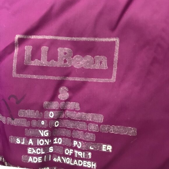L.L. Bean Purple Quilted Thinsulate Jacket - Picture 4 of 5
